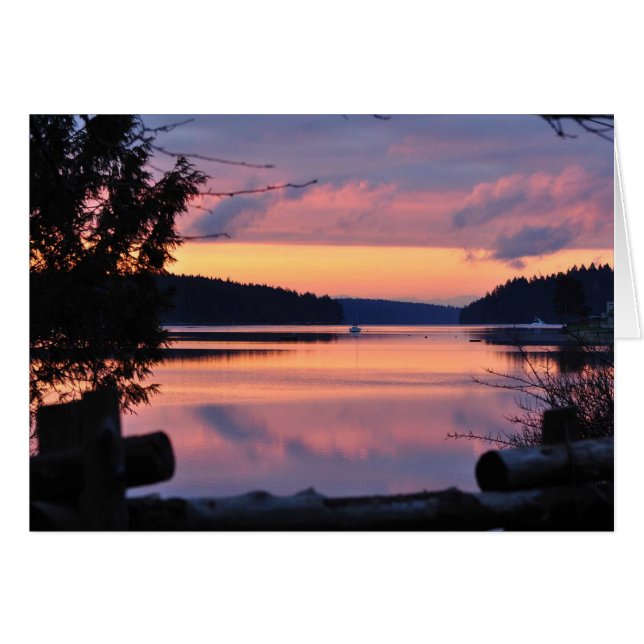 Pickering Passage Sunrise Hälsningskort (Framsidan Horizontal)