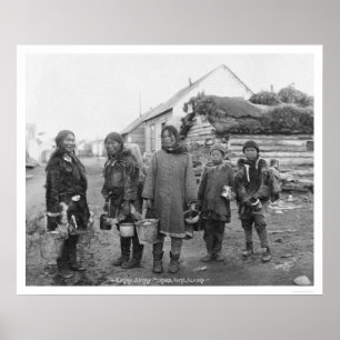 Pickers 1916 för Nome eskimåbär Poster