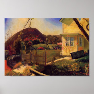 Picket-stängslet av George Bellows Poster