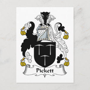 Pickett Family Crest Vykort