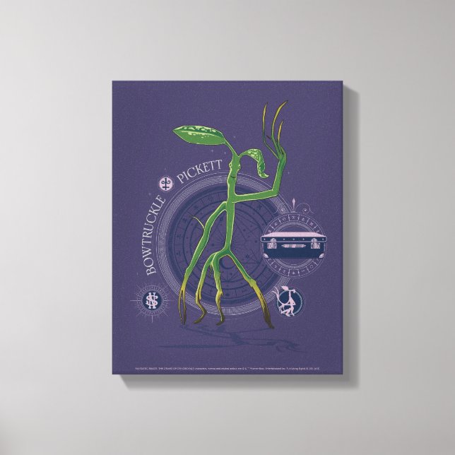 PICKETT™-grafikkortet BOWTRUCKLE™ Canvastryck (Framsida)