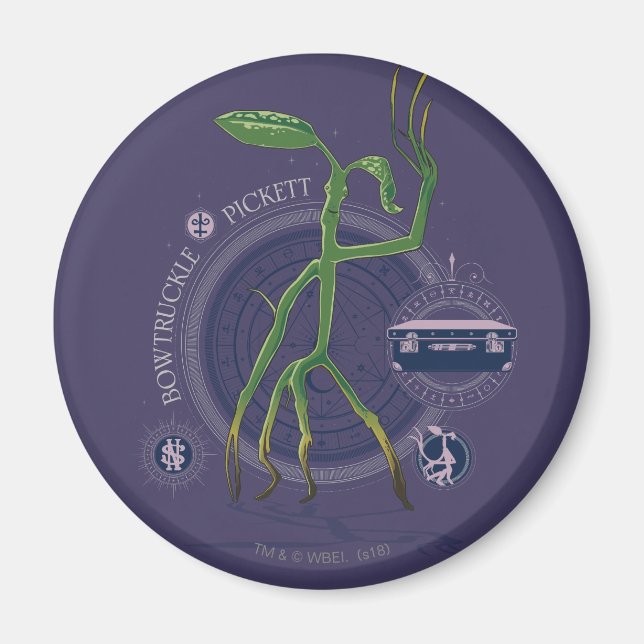 PICKETT™-grafikkortet BOWTRUCKLE™ Magnet (Framsidan)