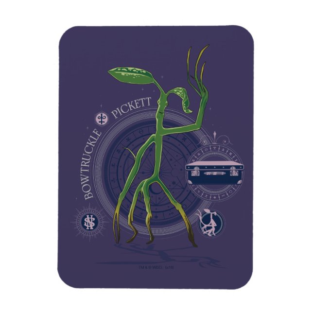 PICKETT™-grafikkortet BOWTRUCKLE™ Magnet (Vertikal)