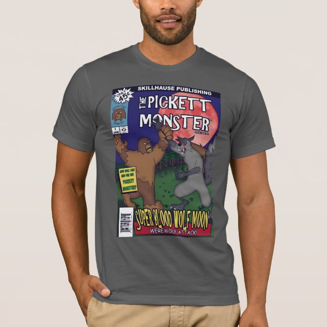 PICKETT-MONSTER - humorbok #3 T Shirt (Framsida)