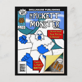 PICKETT MONSTER - Tecknad Bok #2 Vykort
