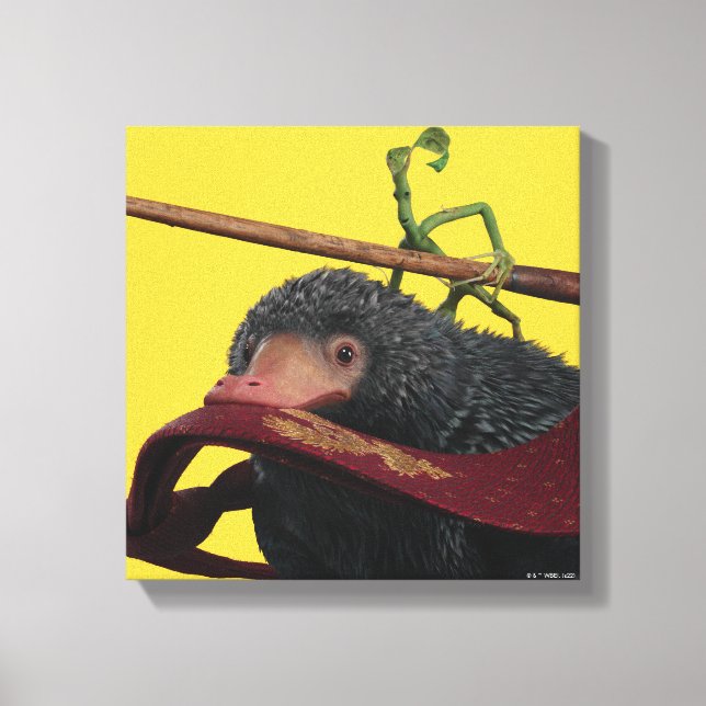 Pickett & Teddy With Wand and Tie Canvastryck (Framsida)