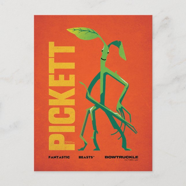 Pickett Vintage Grafik Vykort (Framsida)