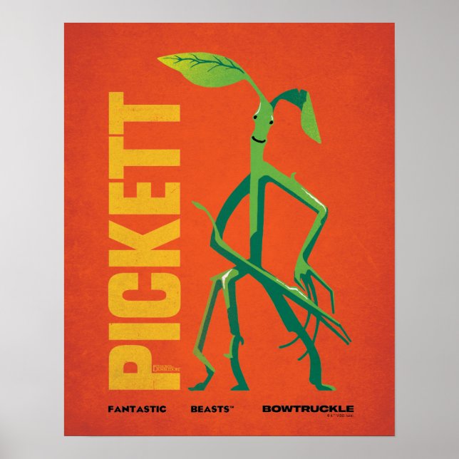 Pickett Vintage Graphic Poster (Framsidan)