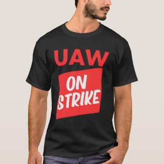 Pickettecken för Uaw Strejka Red Tee United Auto W