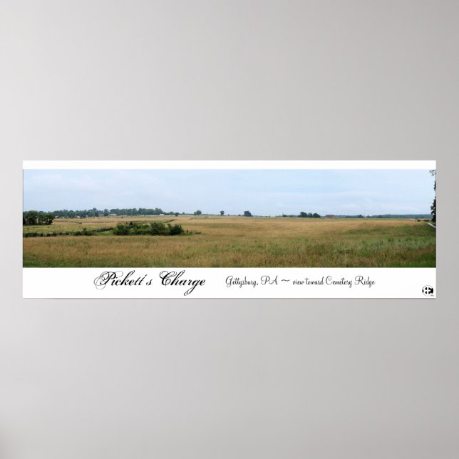 Picketts Charge Panorama Poster (Framsidan)