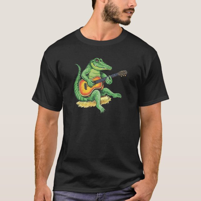 Pickin alligator t shirt (Framsida)