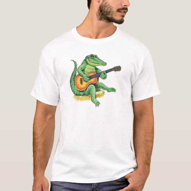 Pickin alligator tee shirt (Framsida)