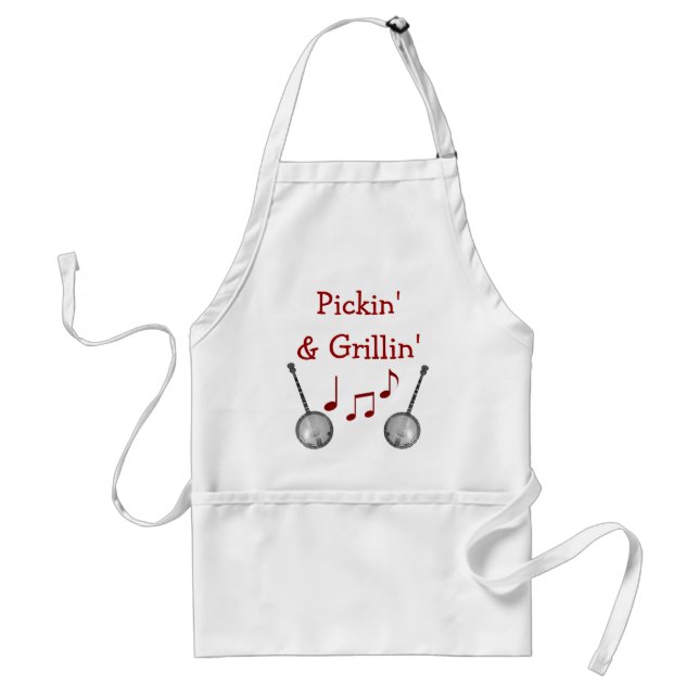 Pickin' & Grillin' Apron Förkläde (Framsidan)