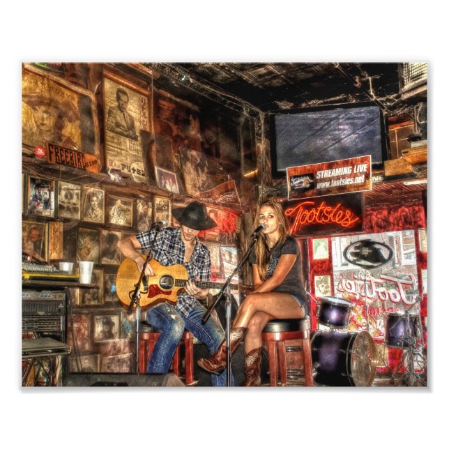 Pickin' i Nashville Fototryck (Framsidan)
