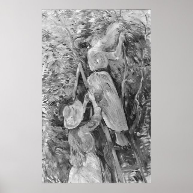 Picking cherries, 1891 poster (Framsidan)