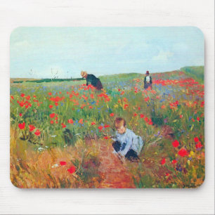 Picking Flowers in a Fält, Mary Cassatt Musmatta
