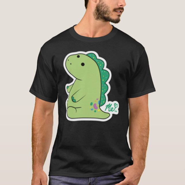 Pickla Dinosaur-märket T Shirt (Framsida)