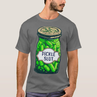 Pickle a Girl that Kärlek Pickles Canking Food Quo T Shirt