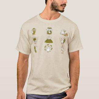 Pickle Älskare Dumma Gås Rolig Pickle Burk Gås T Shirt
