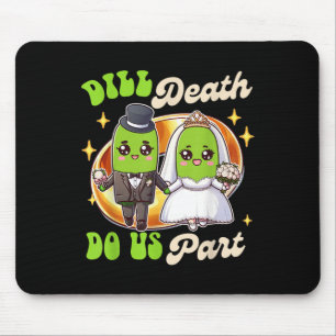 Pickle Älskare Groom & Bride Bröllop Dill Död Musmatta