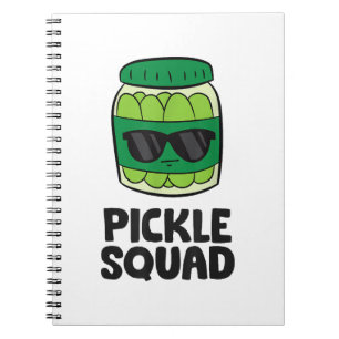 Pickle Älskare Team Pickles Funny Pickle Squad Anteckningsbok