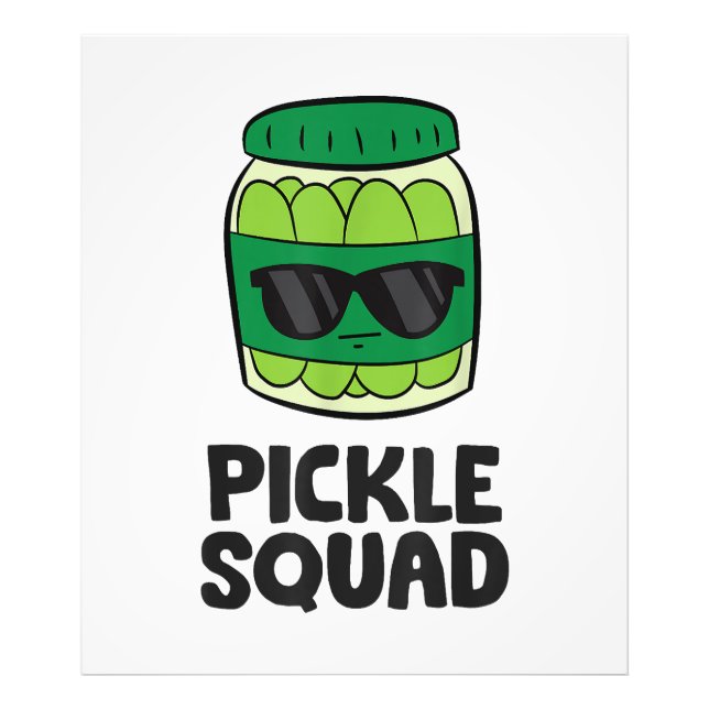 Pickle Älskare Team Pickles Funny Pickle Squad Fototryck (Framsidan)
