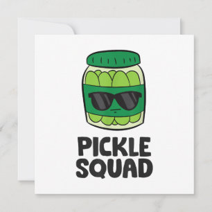 Pickle Älskare Team Pickles Funny Pickle Squad Inbjudningar