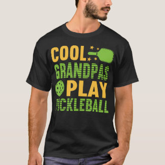 Pickle Ball Coola farbröder spelar Pickleball Pick T Shirt