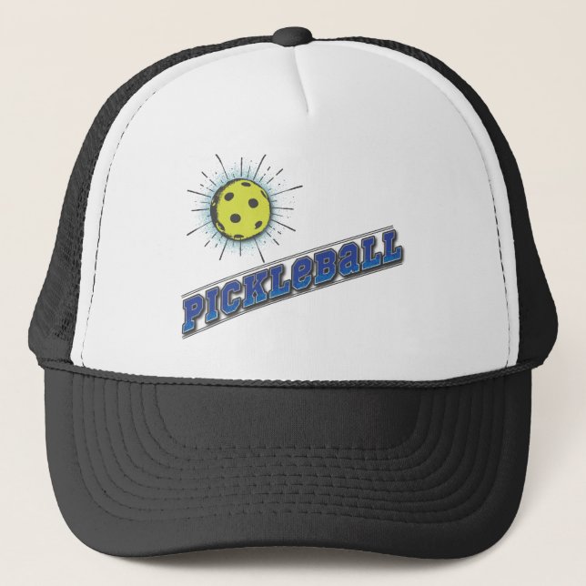 Pickle Ball Stjärnspridning Truckerkeps (Framsida)