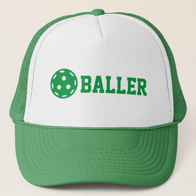 Pickle baller Funny Pickleball Anpassningsbar Text Keps (Framsida)