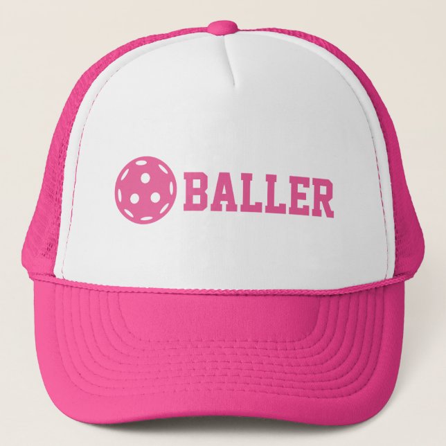 Pickle baller Funny Pickleball Anpassningsbar Text Keps (Framsida)