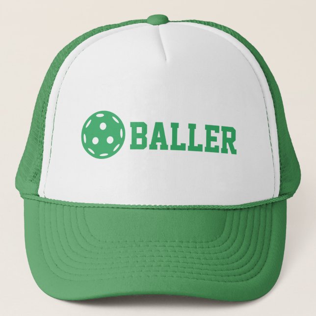 Pickle baller Funny Pickleball Anpassningsbar Text Keps (Framsida)