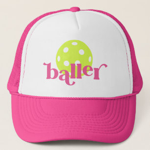 PIckle Baller Funny Rosa Keps