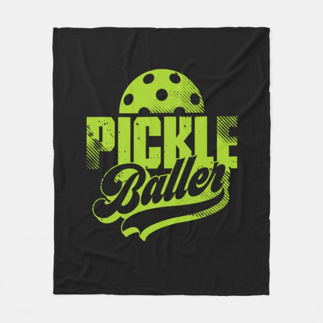 Pickle Baller Pickleball Fleecefilt (Framsidan)