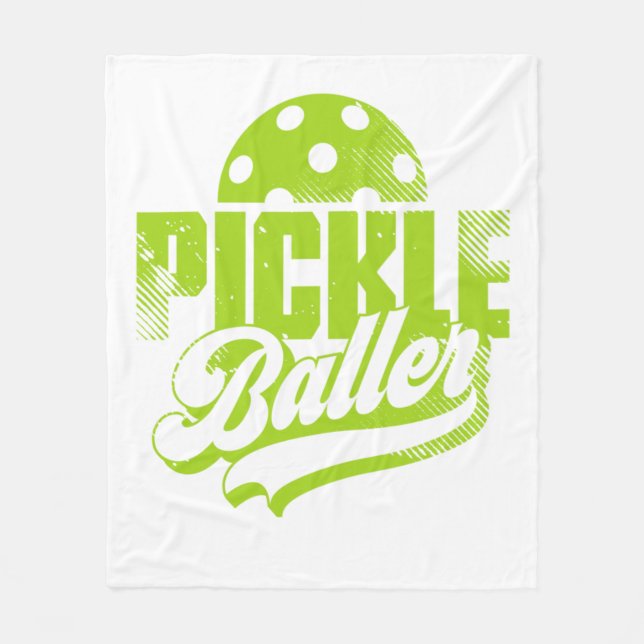 Pickle Baller Pickleball Fleecefilt (Framsidan)