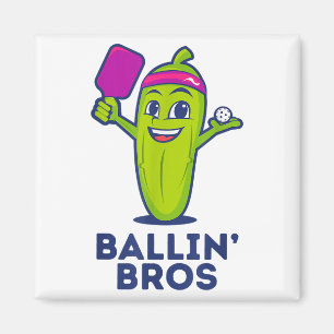 Pickle Ballin’ Bros - Gifts vänner, bröder, eller Magnet