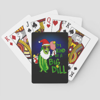 Pickle Boll Gift Big Dill PIckleball-jul Casinokort