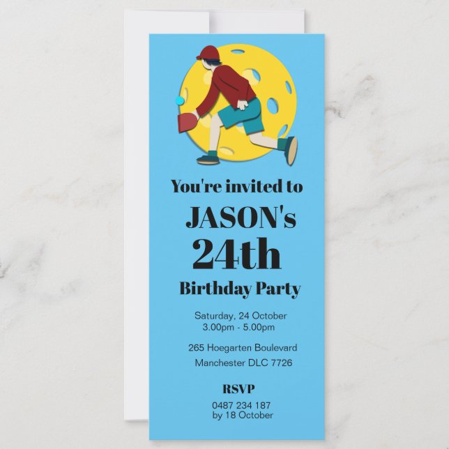 Pickle Boll Inbjudningar (Framsida)