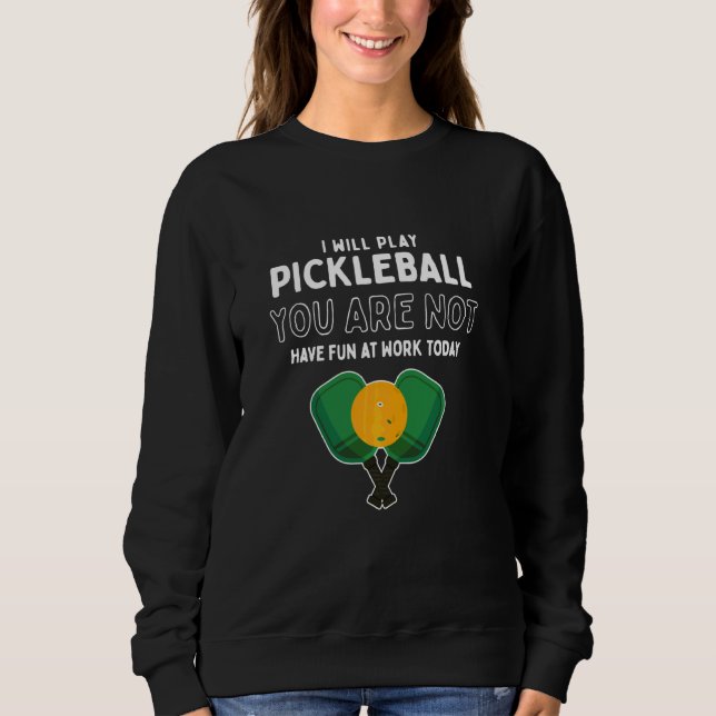 Pickle Boll Paddleball Player Funny Pickleball T Shirt (Framsida)