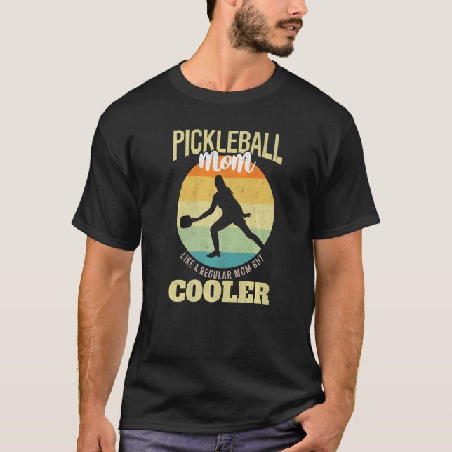 Pickle Boll Paddleball Player Mor Mamma Picklebal  T Shirt (Framsida)