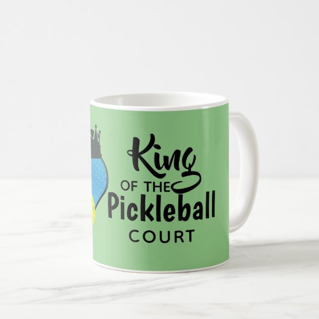 Pickle Boll Pickleball Design Coffee Mugg (Framsida höger)