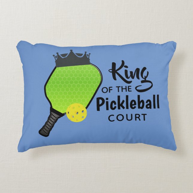 Pickle Boll Pickleball Design Dekorativ kudde (Framsidan)