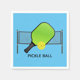Pickle Boll Pickleball Design Pappra blöjor Pappersservett