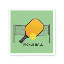 Pickle Boll Pickleball Design Pappra blöjor
