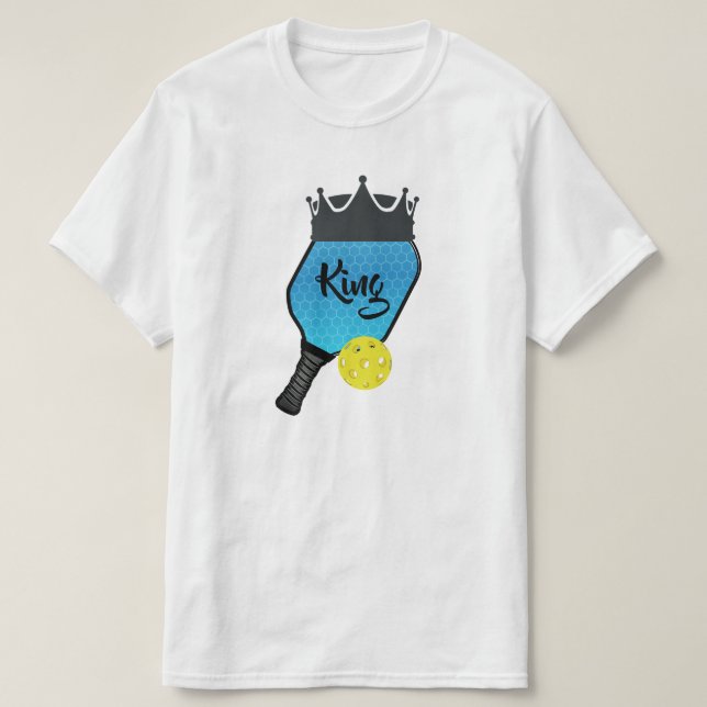 Pickle Boll Pickleball Design Tee Shirt T-Shirt (Design framsida)