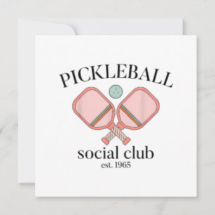 Pickle Boll Social Klubb EST 1965 Manar Kvinnor Inbjudningar
