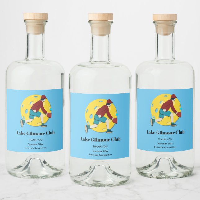 Pickle Boll Spritflaskor Etikett (Flaskor)