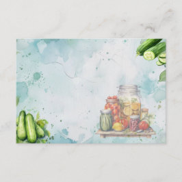 Pickle Burk Blank Recification Card Tilläggskort