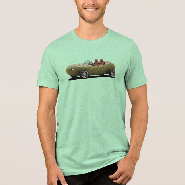 Pickle Car - Cucumis GT from the Busytown T Shirt (Framsida)