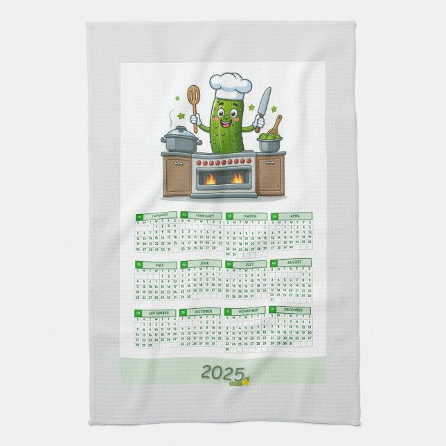 Pickle Cook Kitchen Towers Kökshandduk (Vertikal)